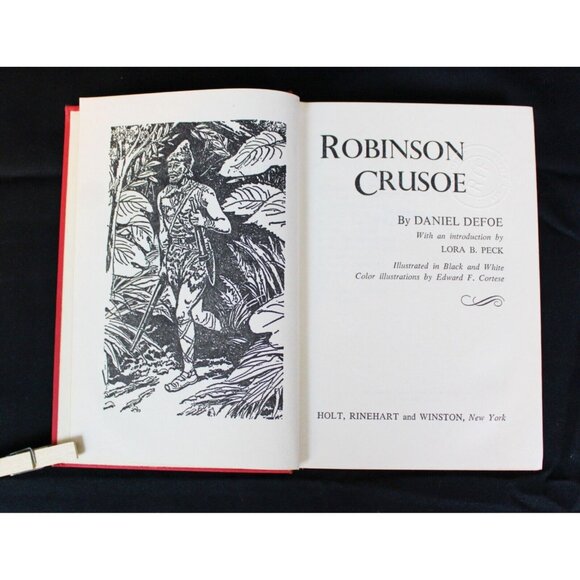 3 Pc 1961 Children's Classics Book Lot Alice in Wonderland Fairy Tales Robinson - Picture 8 of 12